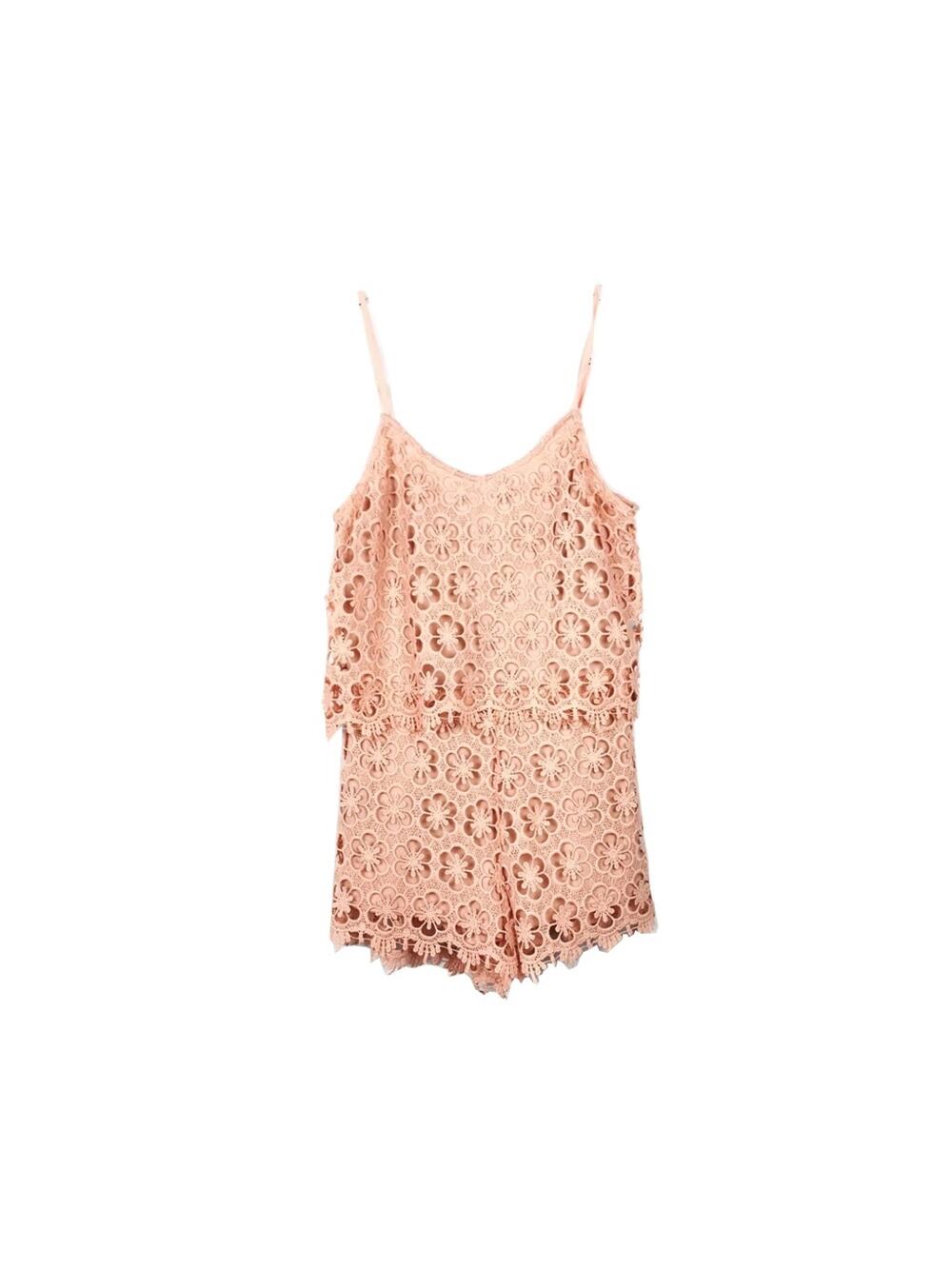 NWT Wet Seal Eyelet Romper Sz M